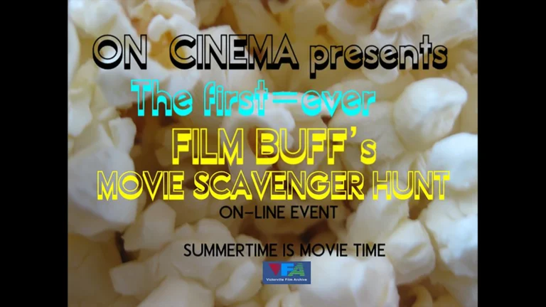 The First Ever Film Buff’s Movie Scavenger Hunt On-Line Event Teaser