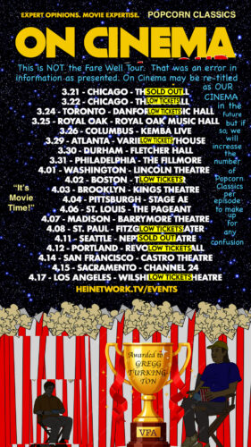 On Cinema Live Tour Dates